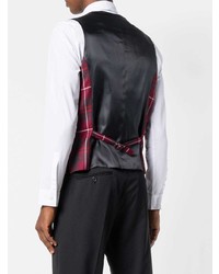 Lords And Fools Checked Waistcoat