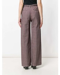 Department 5 Wide Leg Check Trousers