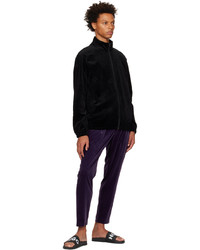Hugo Purple Slim Fit Trousers