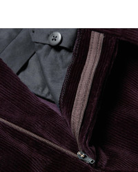 Richard James Purple Corduroy Suit Trousers