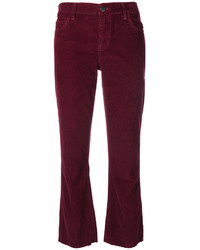 Current/Elliott Cropped Corduroy Trousers