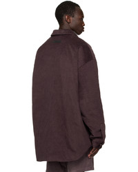 Essentials Purple Shirttail Jacket