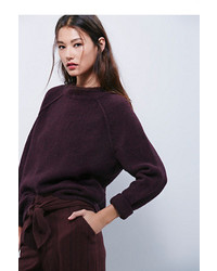 Free People Bubble Crew Neck Pullover
