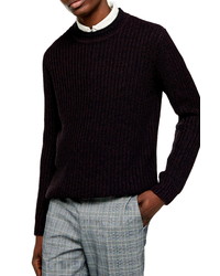 Topman Chunky Crewneck Sweater