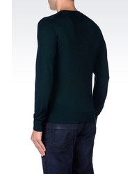 Giorgio Armani Sweater In Shaved Wool