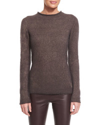 The Row Iselle Roll Neck Sweater Dusty Violet