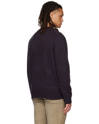 Vince Purple Marled Sweater
