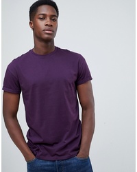 New Look Crew Neck T Shirt In Purple