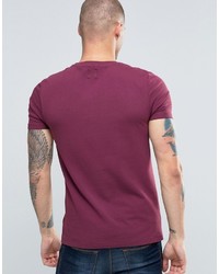 Asos Muscle T Shirt With Crew Neck In Red
