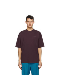 Balenciaga Purple Medium Fit T Shirt