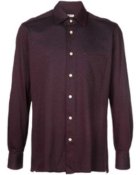 Dark Purple Denim Shirts for Men | Lookastic