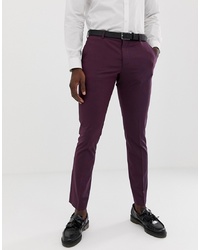 Selected Homme Damson Suit Trouser In Skinny Fit