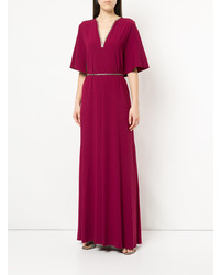 Paule Ka Deep V Neck Dress