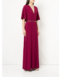 Paule Ka Deep V Neck Dress