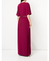 Paule Ka Deep V Neck Dress