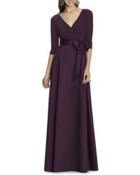 Alfred Sung Jersey Bodice A Line Gown