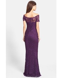 Nicole Miller Stretch Lace Gown