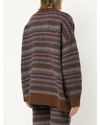 H Beauty&Youth Fairisle Knitted Sweater