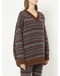 H Beauty&Youth Fairisle Knitted Sweater