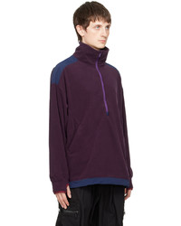 F/CE Purple Half Zip Sweater