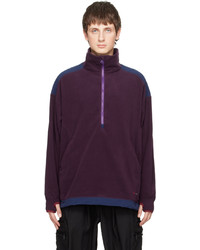 F/CE Purple Half Zip Sweater