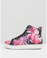 Ted Baker Floral Hitop Sneaker