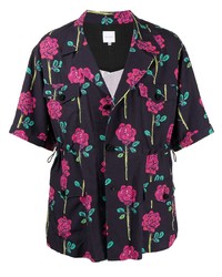 SASQUATCHfabrix. Floral Print Short Sleeved Shirt