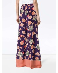 Racil Silk Floral Printed Trousers