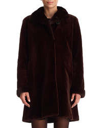 GORSKI Reversible Mink Fur Stroller Coat