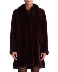 GORSKI Reversible Mink Fur Stroller Coat