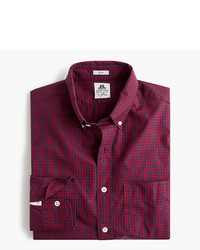 Thomas Mason Slim For Jcrew Shirt In Danbury Red Gingham