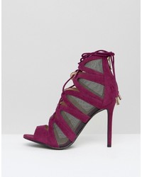 Forever Unique Darcy Tie Up Heeled Sandal
