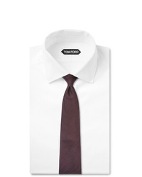Tom Ford 8cm Herringbone Woven Silk And Cotton Blend Tie