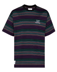 WTAPS Striped Short Sleeve T Shirt