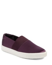 Dark Purple Horizontal Striped Shoes