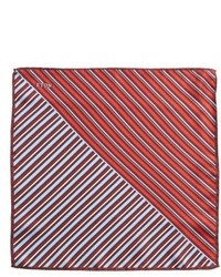 Eton Stripe Silk Pocket Square