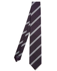 Brioni College Stripe Silk Tie