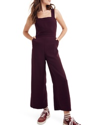 Madewell Apron Bow Back Jumpsuit