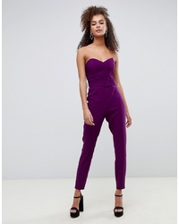Women's Dark Purple Jumpsuits Lookastic