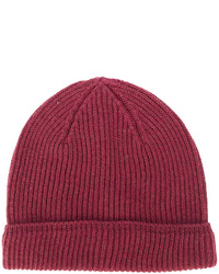 Canali Ribbed Knit Beanie