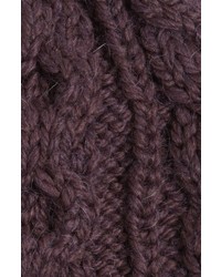 Helen Kaminski Slouchy Knit Beanie Purple