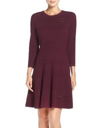 Dark Purple Knit Dress