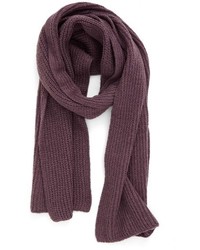 Dark Purple Knit Scarf
