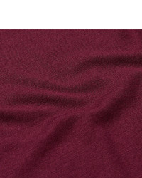 Giorgio Armani Knit Trimmed Jersey T Shirt