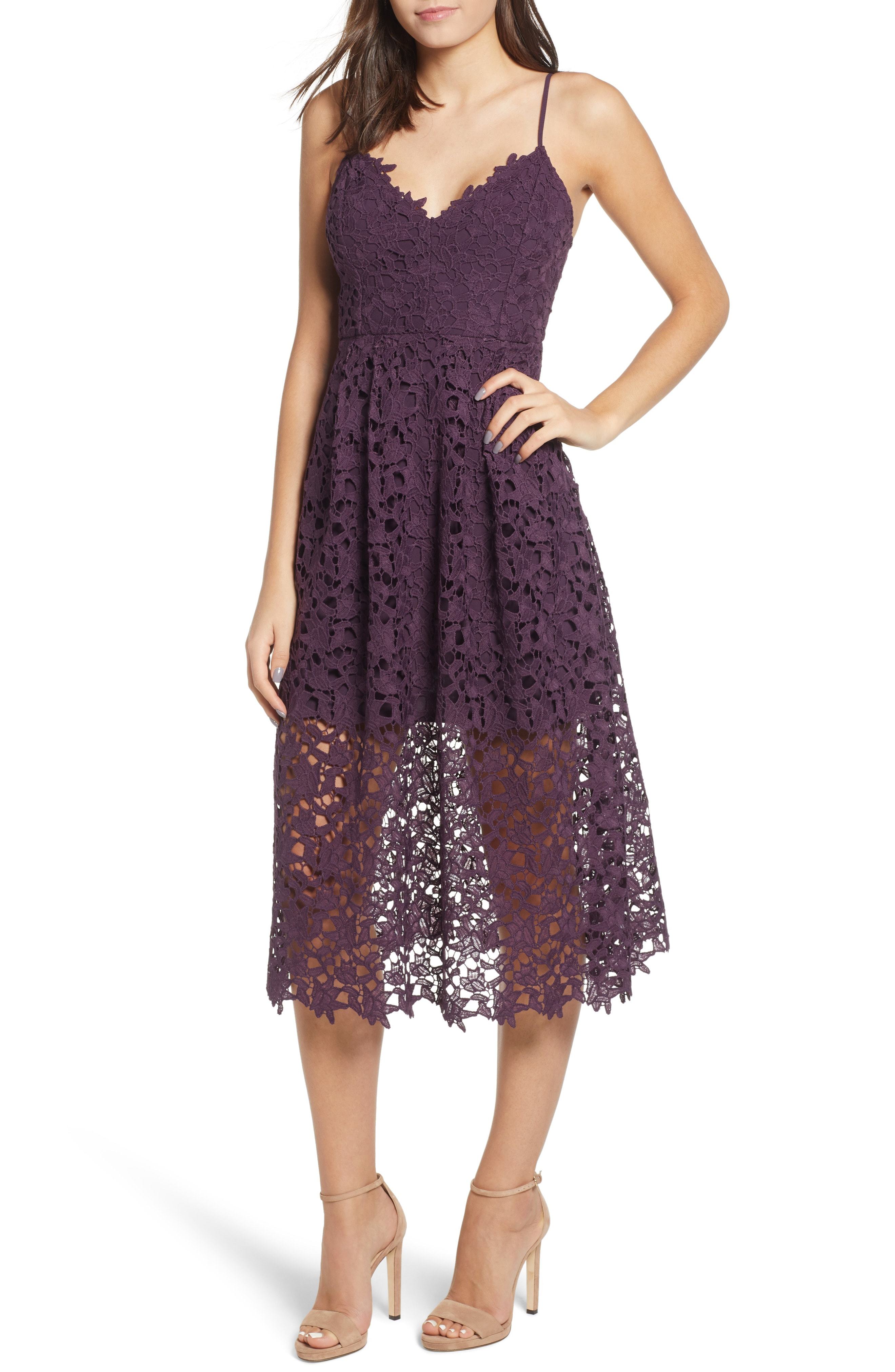 ASTR the Label Lace Midi Dress, $53 | Nordstrom | Lookastic