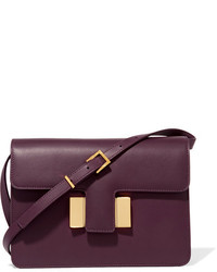 Tom Ford Sienna Medium Leather Shoulder Bag Burgundy