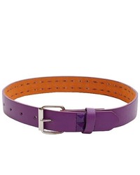 Berry Sexy Purple 2 Row Studded Genuine Leather Fashion Belt Girl S