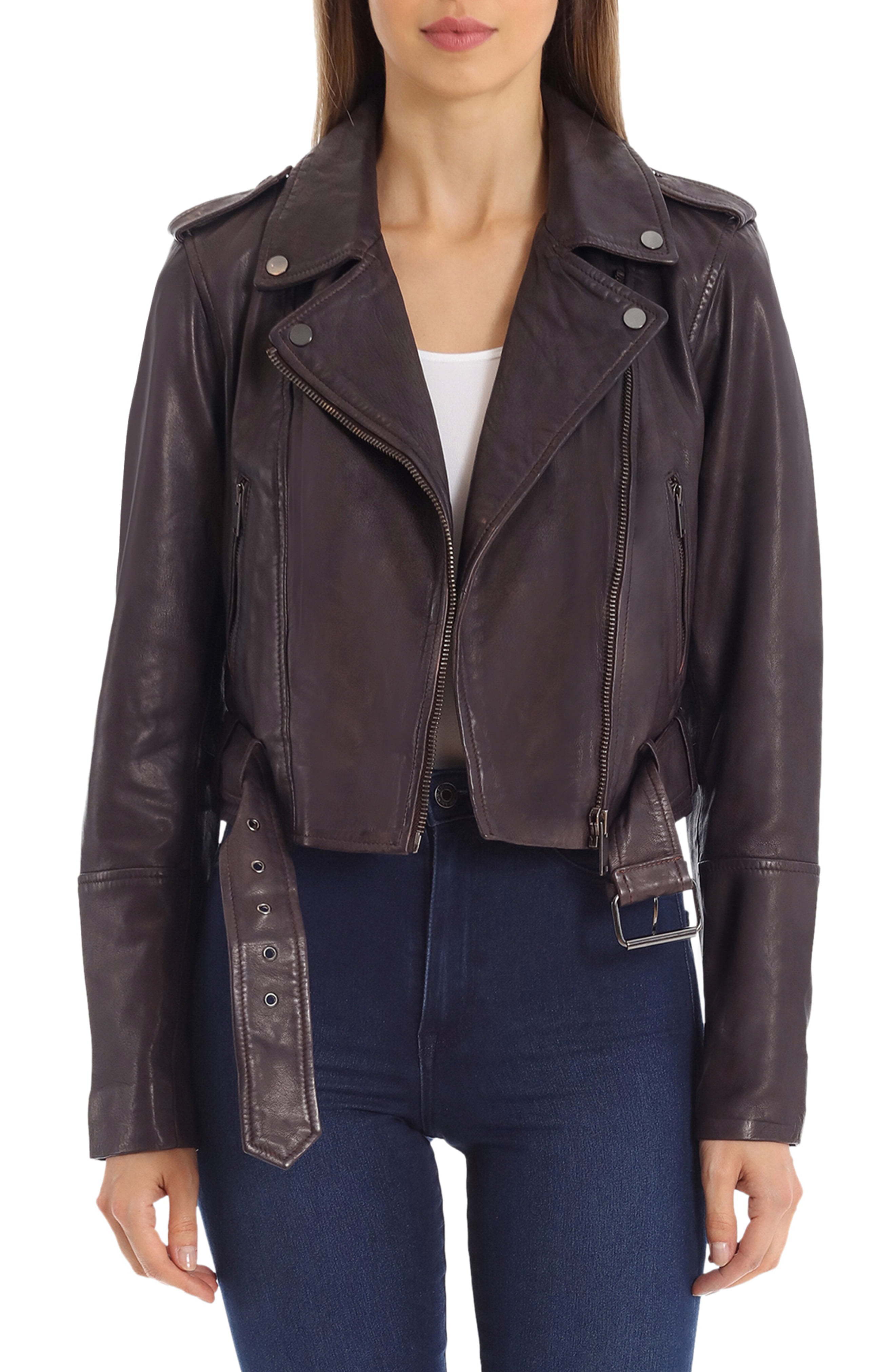 Avec Les Filles Leather Biker Jacket, $199 | Nordstrom | Lookastic