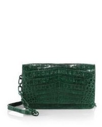 Nancy Gonzalez Crocodile Wallet On A Chain Crossbody Bag