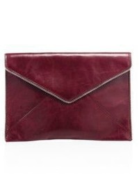 Rebecca Minkoff Leo Leather Envelope Clutch